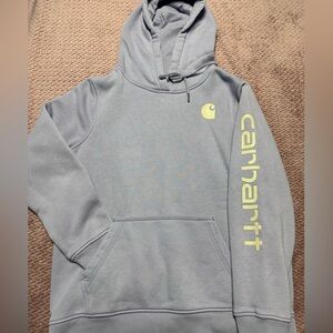 Carhartt Purple Hoodie with Black Accents